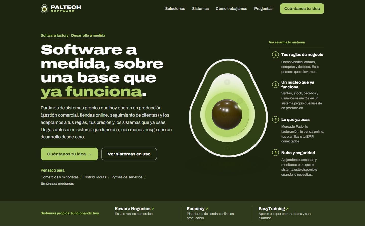 Captura de Paltech Software